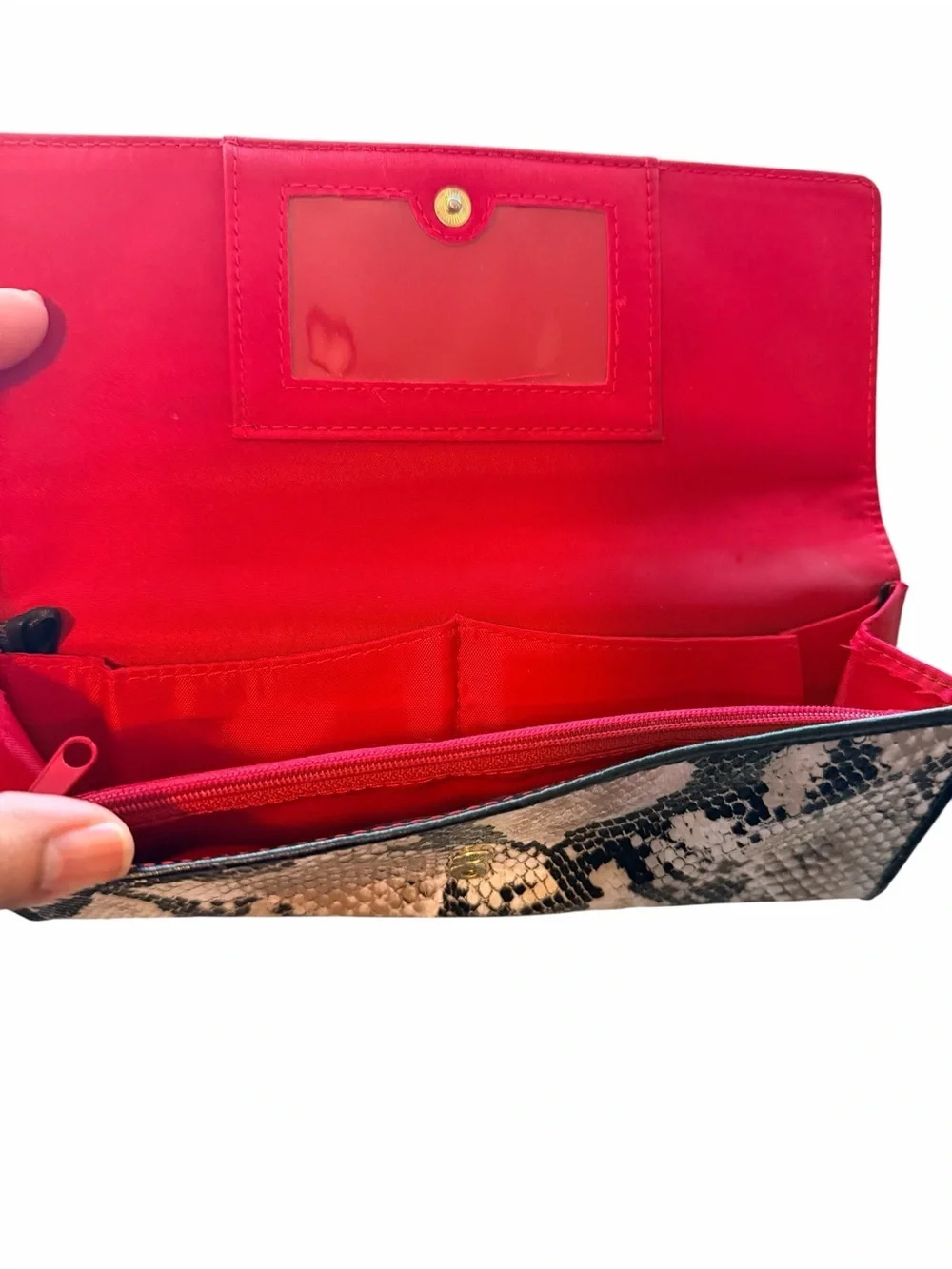 Style & Co. Snake Print Clutch/Wristlet Wallet
